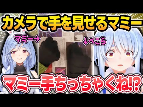 親子でクリームパン同士なのを期待するも、マミーの手が思いの外ちっちゃくて驚くぺこらw【兎田ぺこら/ぺこらマミー/ホロライブ/切り抜き】 サムネイル