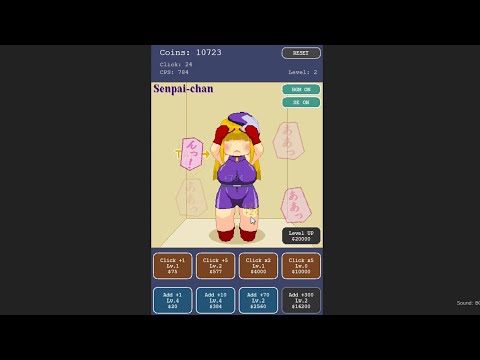 【フリーゲーム】先輩ちゃんTAP！！プレイ動画 サムネイル