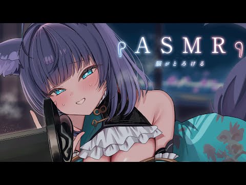 【 ASMR 】たっぷり眠たくなる癒しの囁きオイル♥/Ear cleaning/oil massage【 新人vtuber /  姫雅夜花香 】 サムネイル