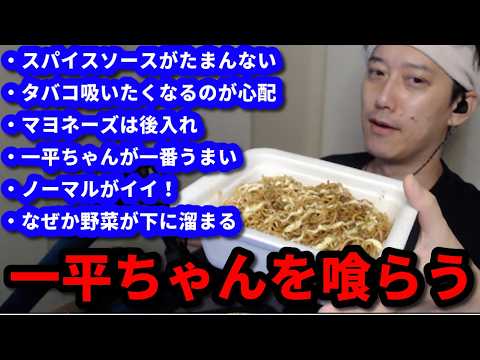 夕食の一平ちゃんの食レポをする布団ちゃん　2026/05/31 サムネイル