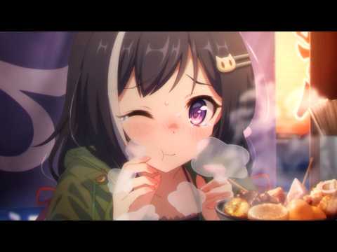 猫舌でアツアツのおでんを食べるキャルちゃん【プリコネ】 サムネイル