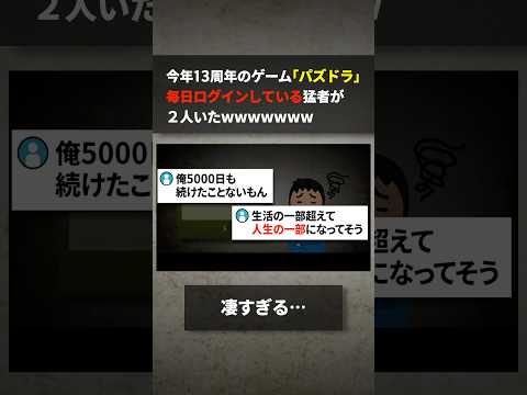 2012年から続くゲーム「パズドラ」毎日ログインしている猛者が2人居たwwwww サムネイル